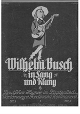 Wilhelm Busch in Sang und Klang - Heft 1