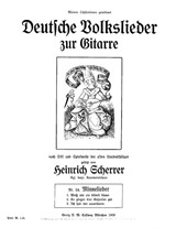 Deutsche Volkslieder zur Gitarre - Nr.34 Minnelieder