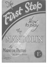 The First Step How to Play the Mandolin