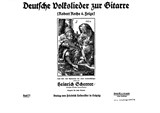 Deutsche Volkslieder zur Gitarre (Robert Kothe 4. Folge)