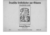 Deutsche Volkslieder zur Gitarre (Anna Zinkeisen 2. Folge) - Band V