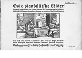 Old Low German Songs with Lute Accompaniment