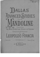 Dallas' Advanced Studies for the Mandoline