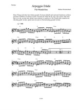 Arpeggio-Etüde für Mandoline